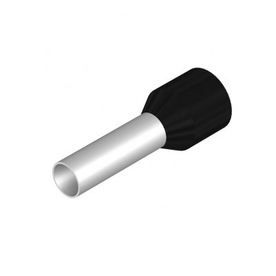 WEIDMULLER H6,0/20 SW Końcówka tulejkowa, izolowany, 6 mm², Długość odizolowania: 14 mm, czarny 0533500000 /100szt./ (0533500000)